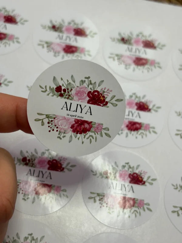 Bloemen sticker