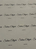Goudfolie stickers