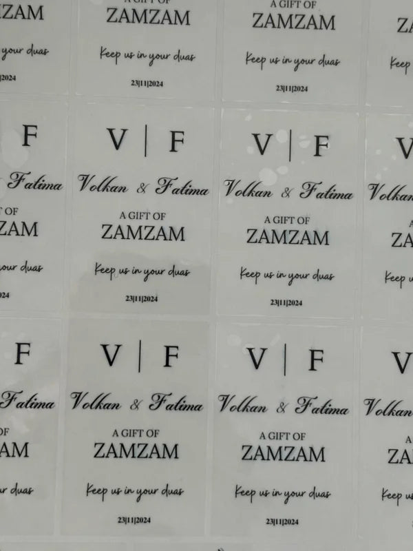 Transparante stickers