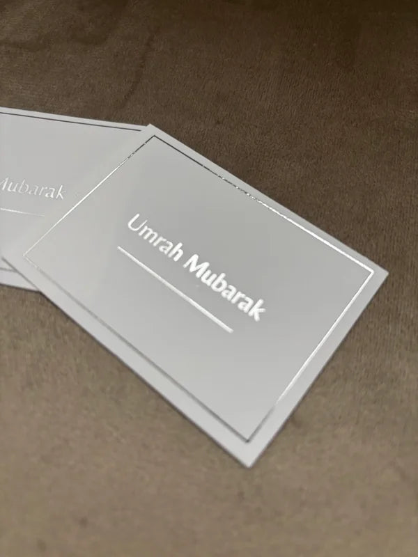 Umrah Mubarak stickers || 7x5