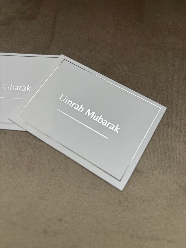 Umrah Mubarak stickers || 7x5