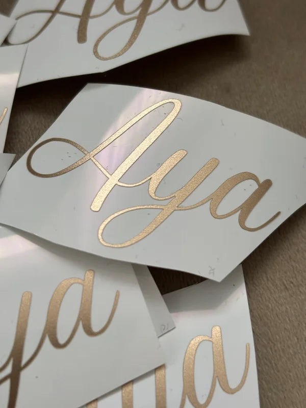 Gouden vinyl stickers