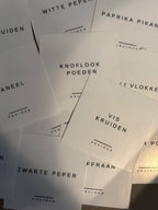 Kruidenlabels | wit