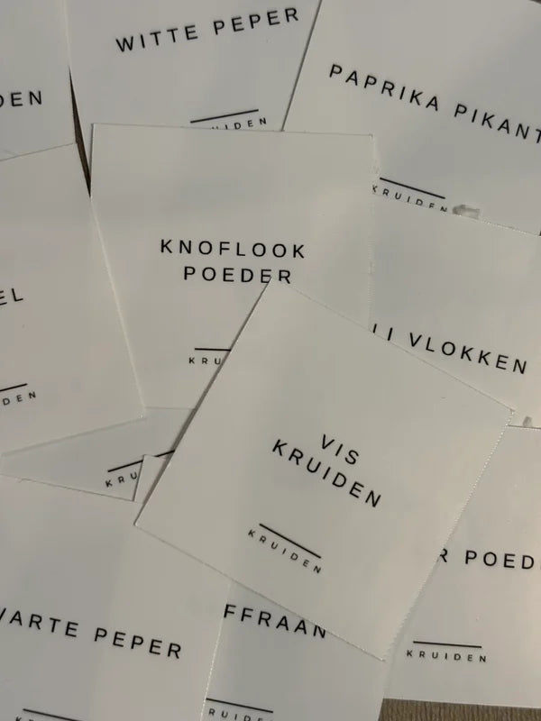 Kruidenlabels | wit