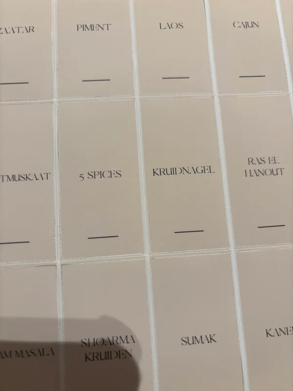 Kruidenlabels | pierson 3x6