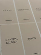 Kruidenlabels | pierson 3x6