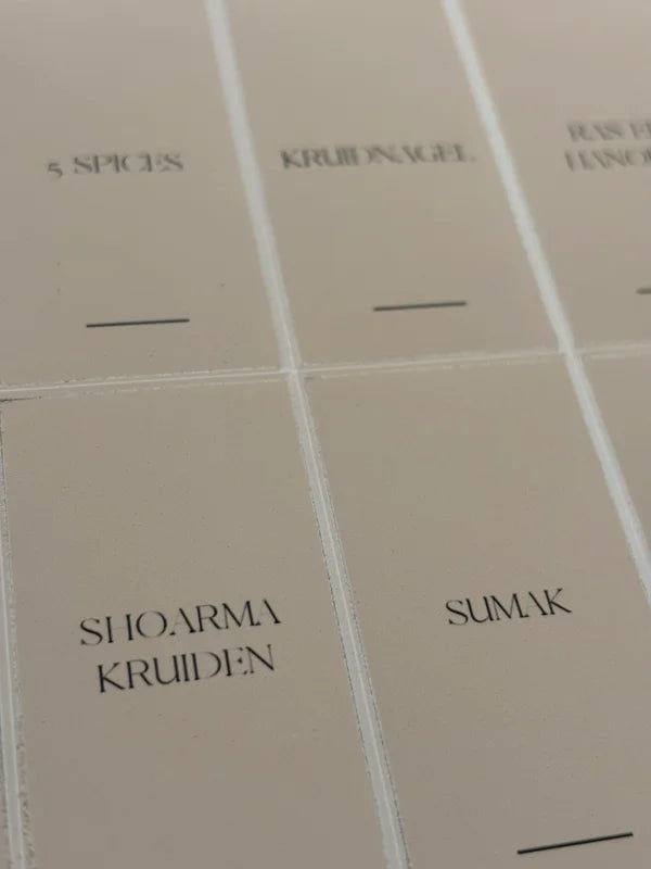 Kruidenlabels | pierson 3x6