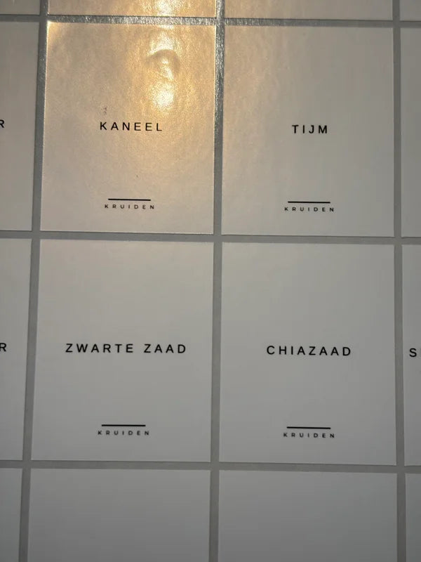 Kruidenlabels | Arimo |4x5