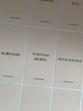 kruidenlabels Beige Alta