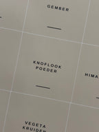 kruidenlabels Beige Arimo
