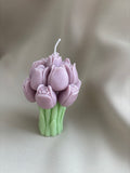 tulpenkaars voor babyshower, geboorte, bruiloft, verloving of andere feestjes