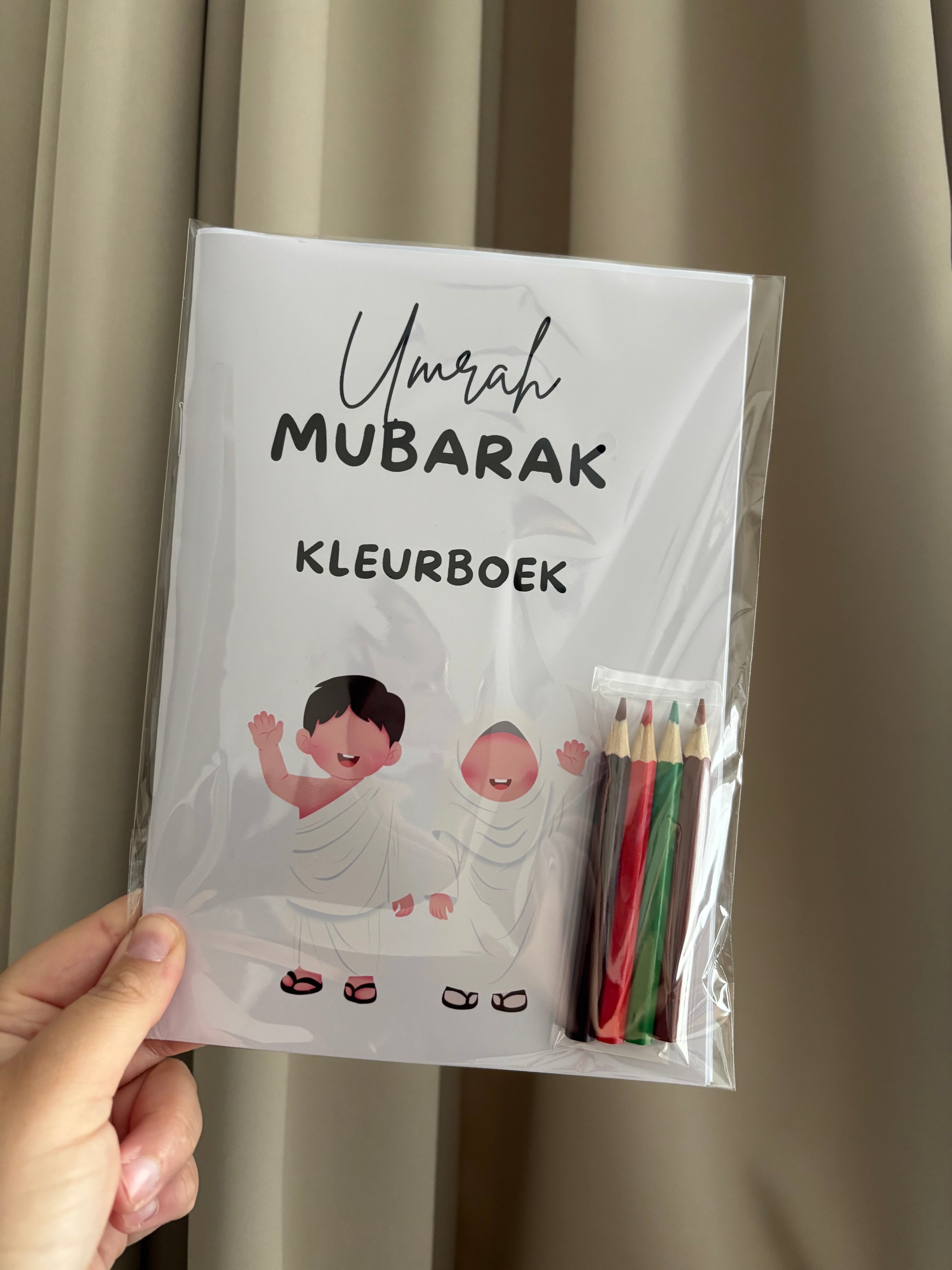 umrah, hadj mubarak, kleurboek